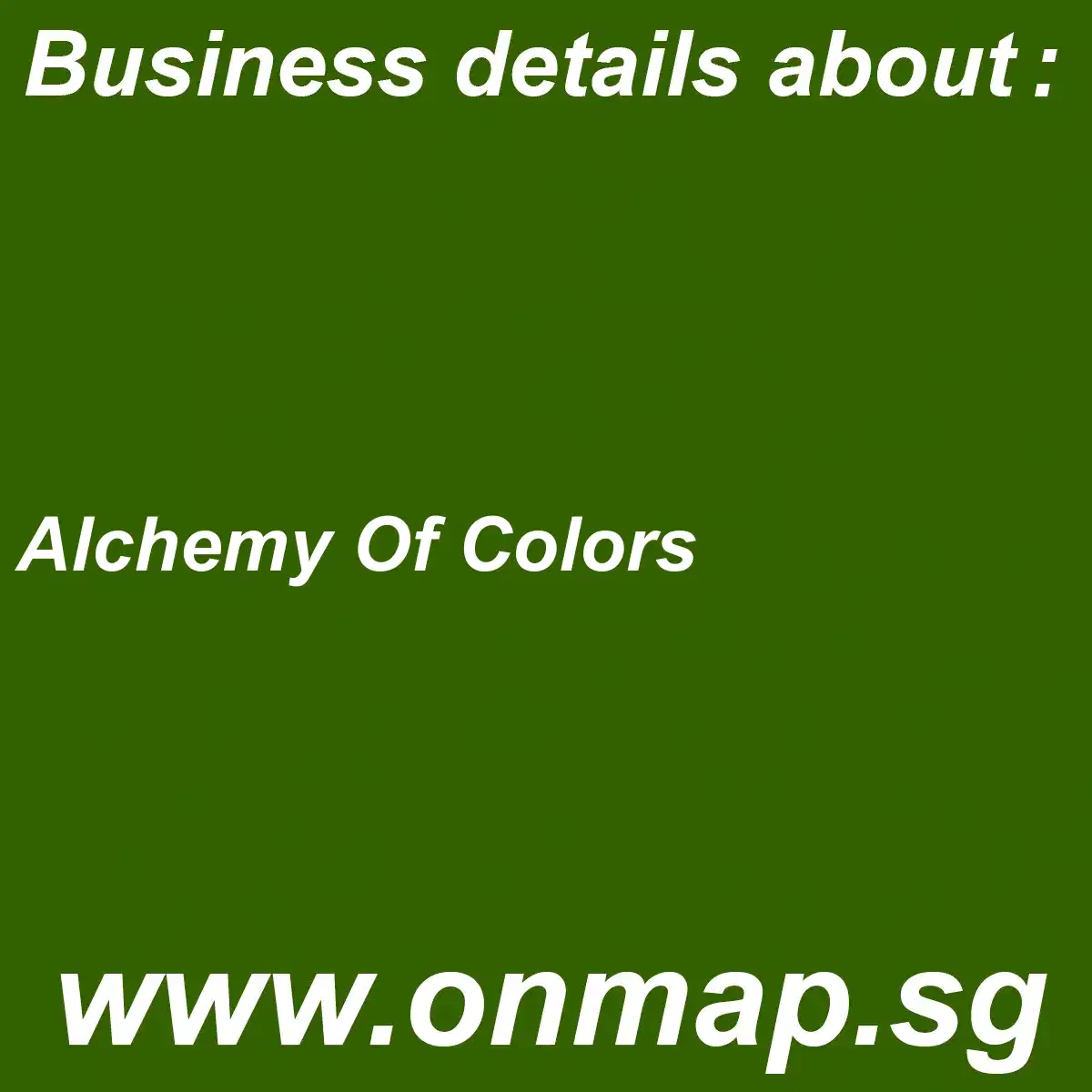 Alchemy Of Colors - Details, Locations, Reviews
